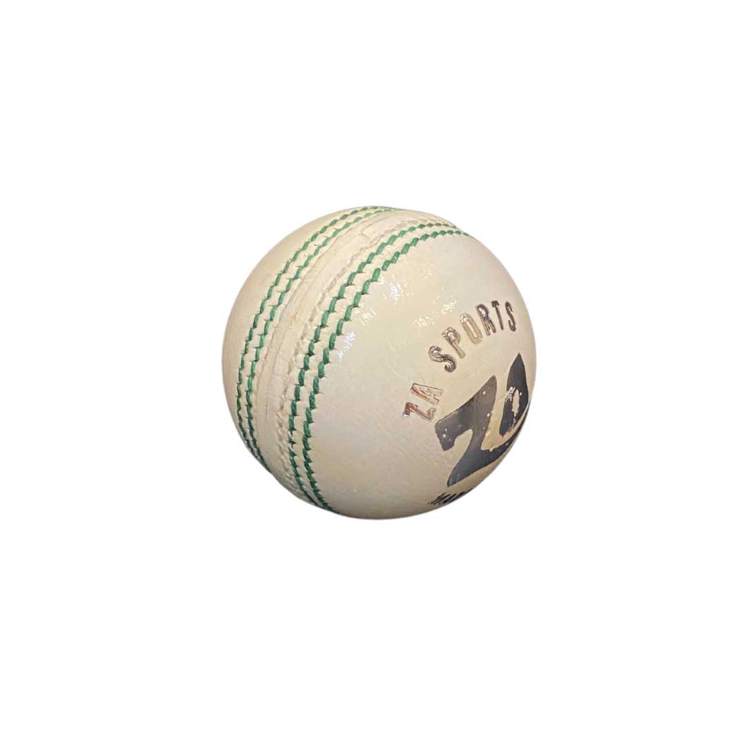 ZA Sports White Cricket Ball