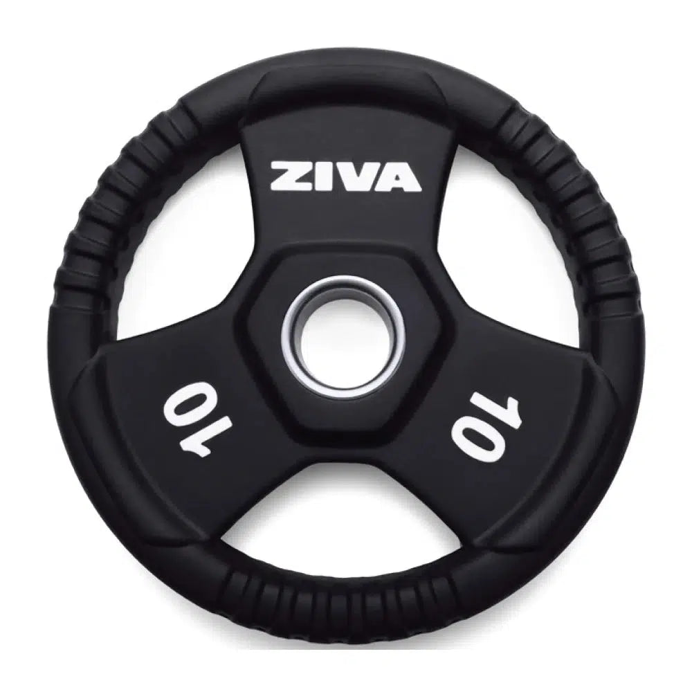 Ziva XP Rubber Grip Disc - 10 kg-Tri Grip Plates-Pro Sports