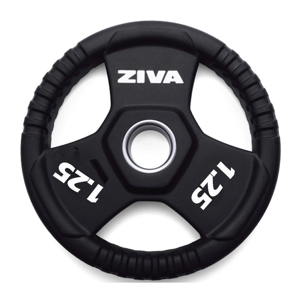 Ziva XP Rubber Grip Disc - 1.25 kg-Tri Grip Plates-Pro Sports