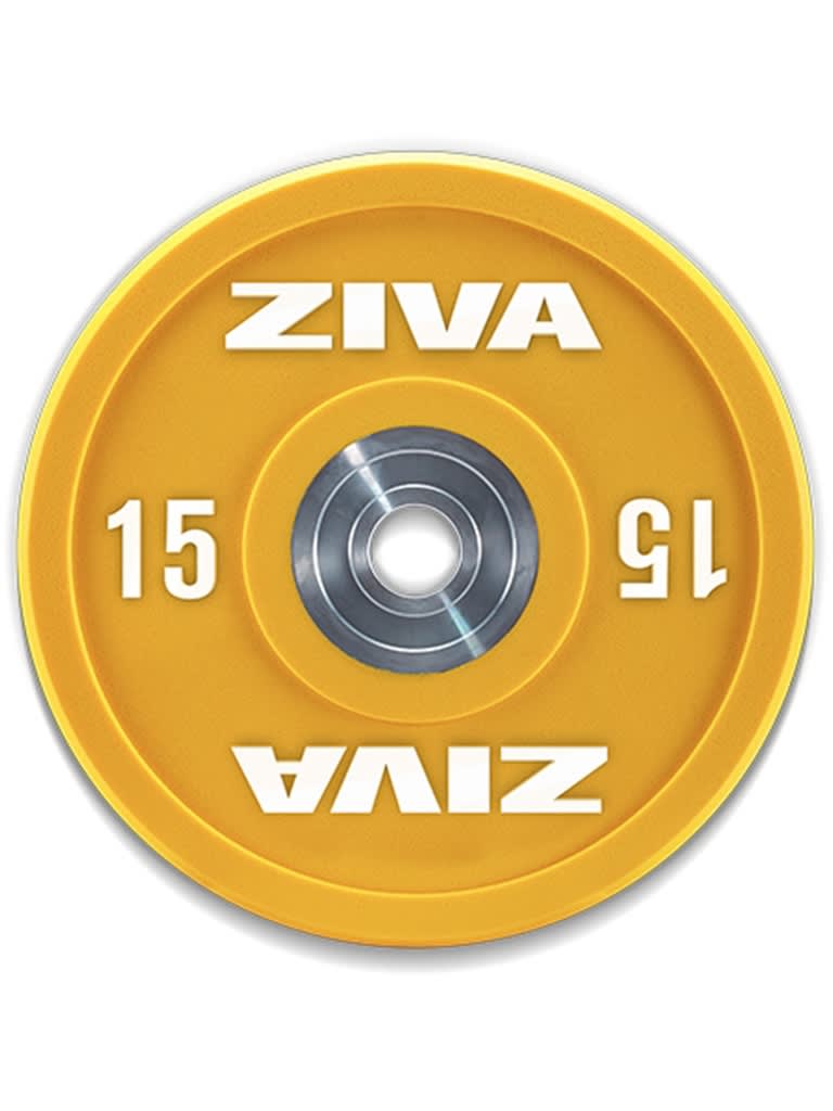ZVO Rubber Competition Colored Training Bumper Disc 15 kg-Bumper Plates-Pro Sports