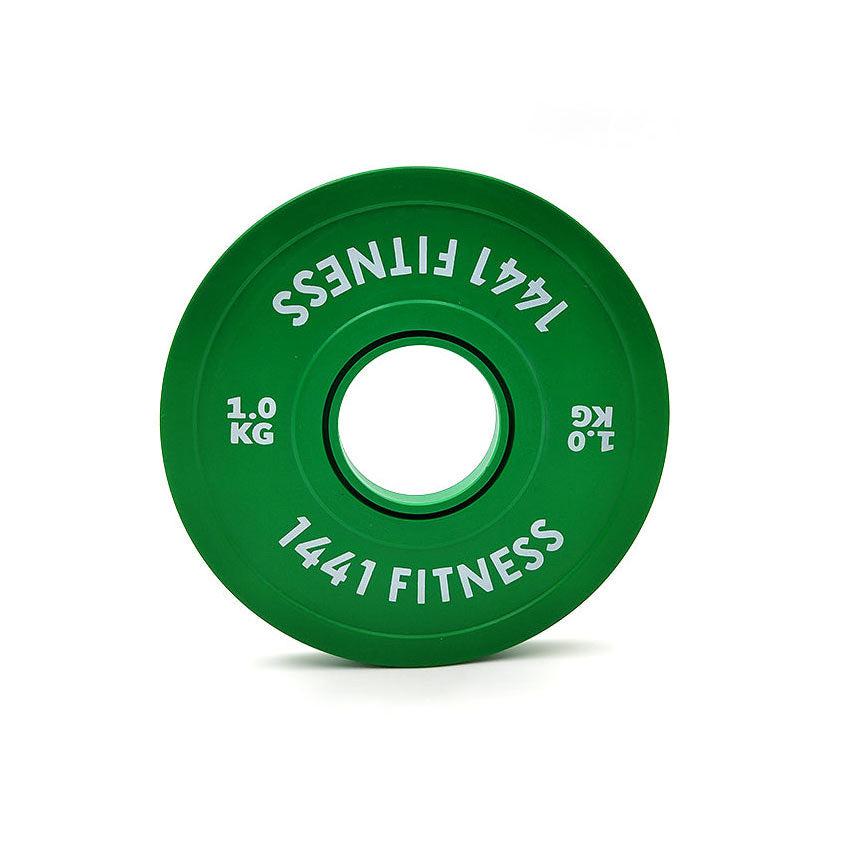1441 Fitness Fractional Bumper Weight Plate - 1 kg Pair-Fractional Plates-Pro Sports