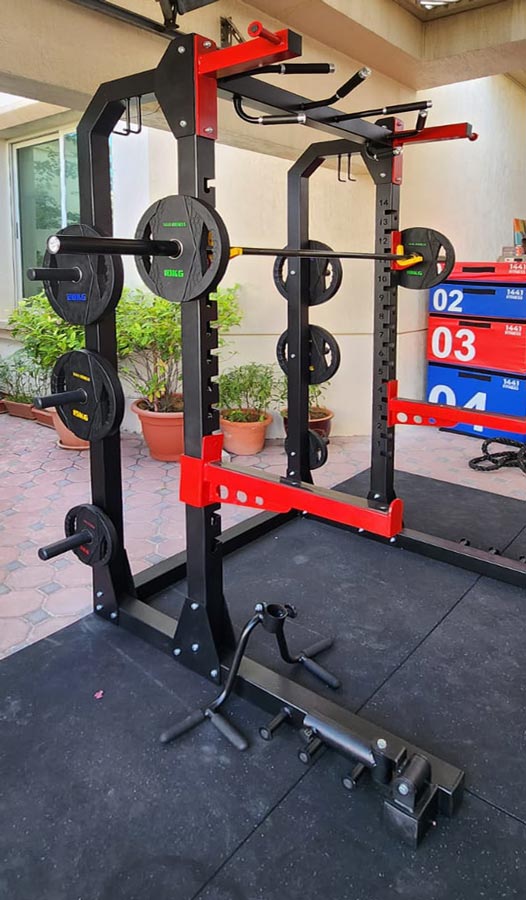 1441 Fitness Squat Rack with Pull Up Bar-Gym Rack-Pro Sports