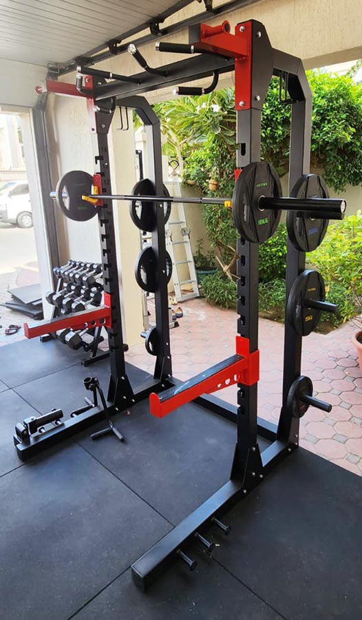1441 Fitness Squat Rack with Pull Up Bar-Gym Rack-Pro Sports
