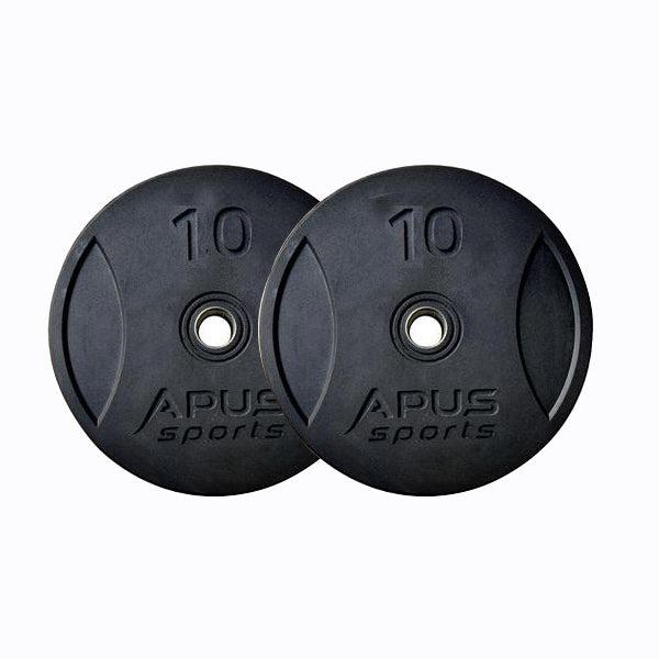 Apus Sports Bumper Plate - 10 kg Pair-Bumper Plates-Pro Sports