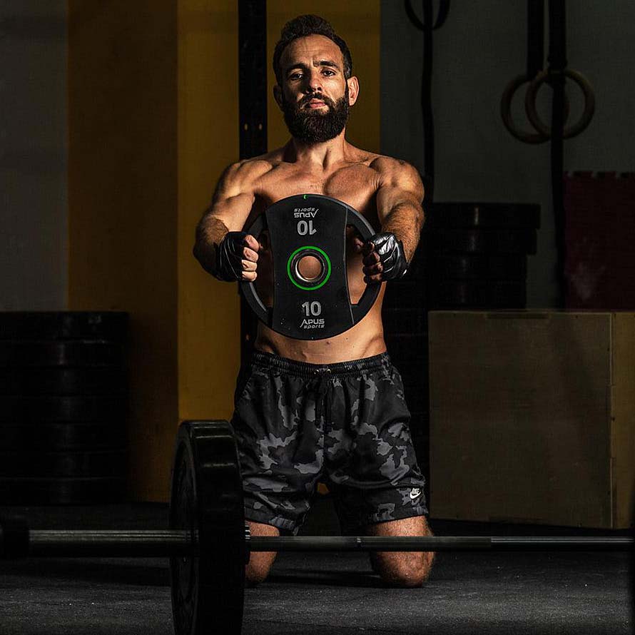 Apus Sports Mercury PU Bumper Plate 20 KG Pair Pro Sports Kuwait