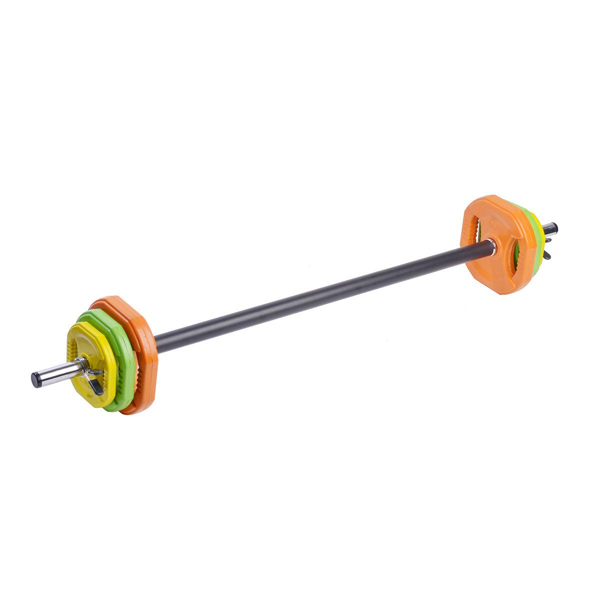 Body Pump Barbell Set - 20 kg-Straight Bar-Pro Sports