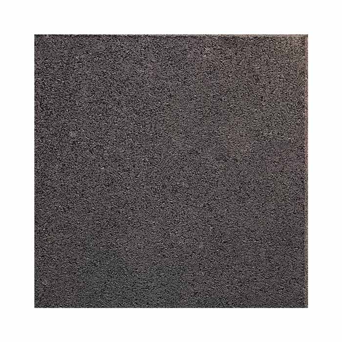 Dark Grey Recycled Rubber Gym Flooring Tiles - 50x50x2 cm - Set of 4-Gym Flooring-Pro Sports