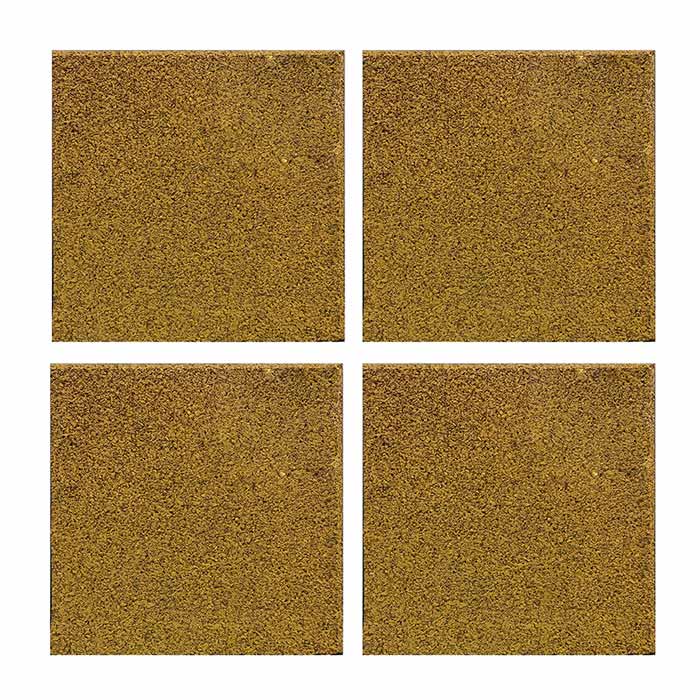 Dark Yellow Recycled Rubber Gym Flooring Tiles - 50x50x2 cm - Set of 4-Gym Flooring-Pro Sports