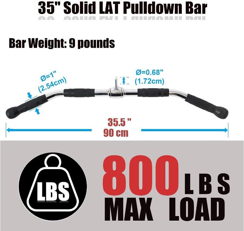 Deluxe Revolving Lat Bar-Cable Attachments-Pro Sports