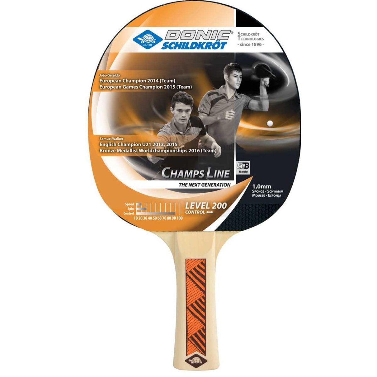 Donic Champs Line 200 Table Tennis Racquet-Table Tennis Racquet-Pro Sports