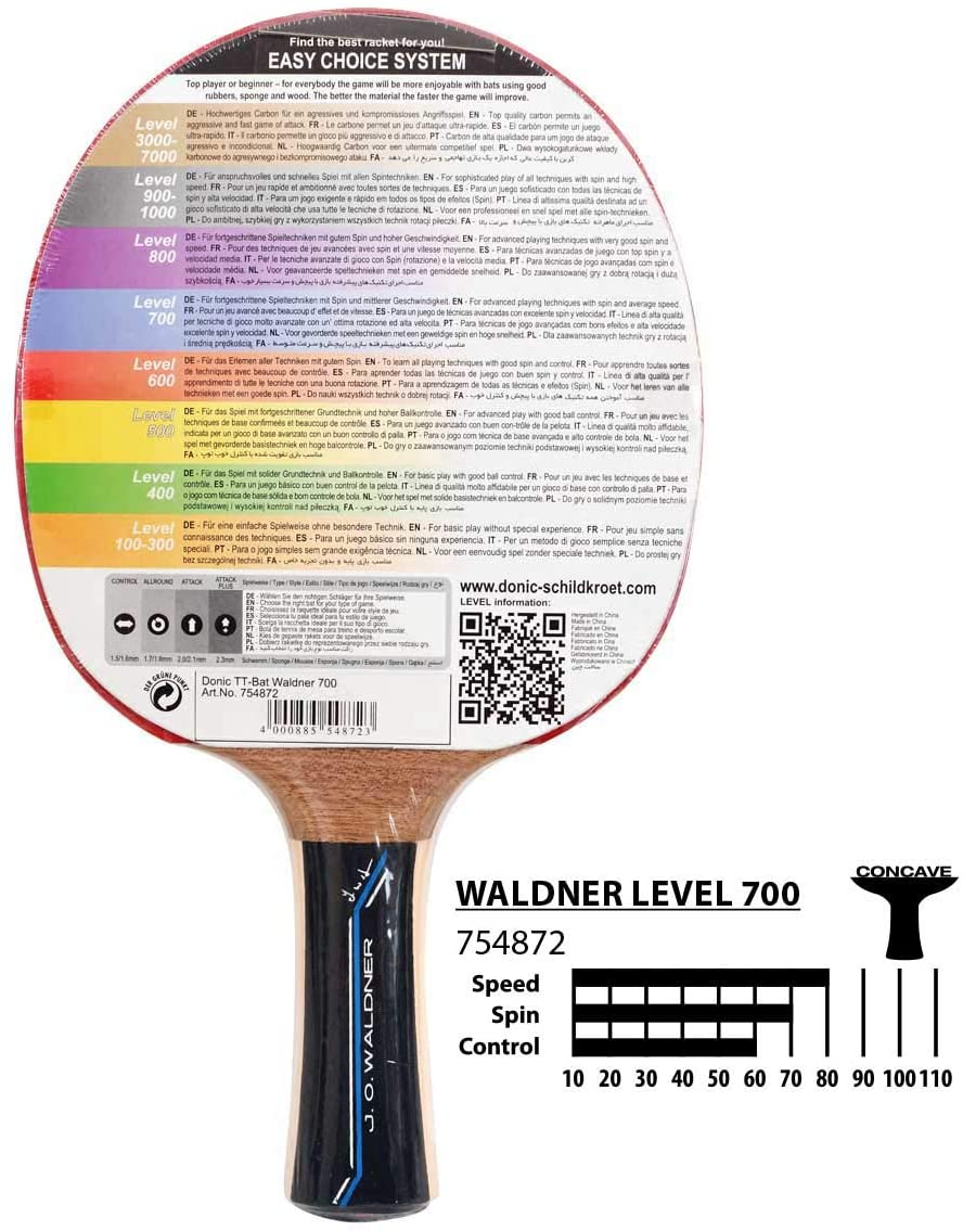 Donic Waldner 700 Table Tennis Racquet-Table Tennis Racquet-Pro Sports
