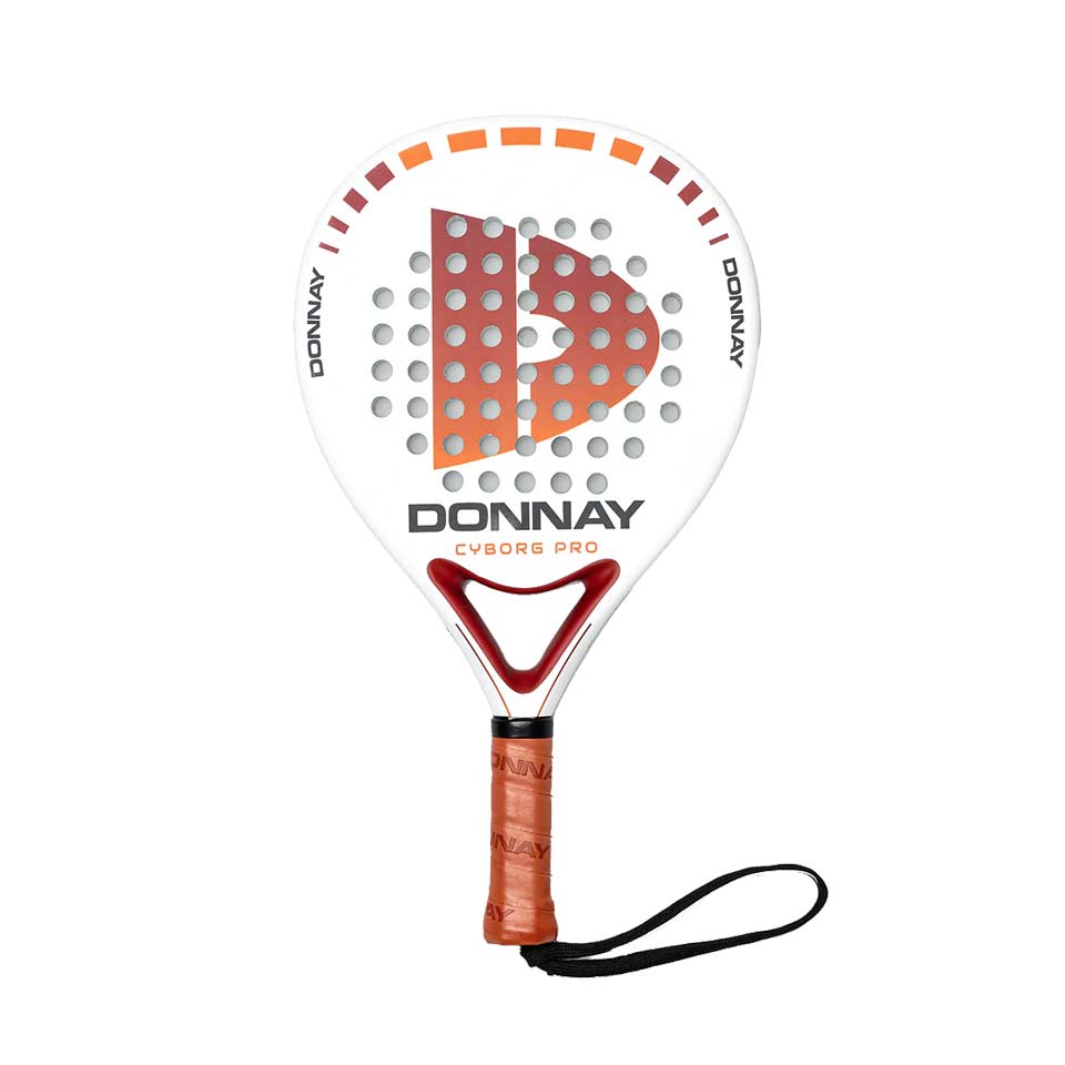 Donnay Cyborg Pro 18K Padel Racket - Iceman White-Padel Racket-Pro Sports