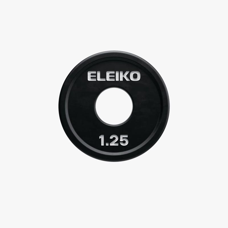 Eleiko Change Plate Black - 1.25 kg-Fractional Plates-Pro Sports
