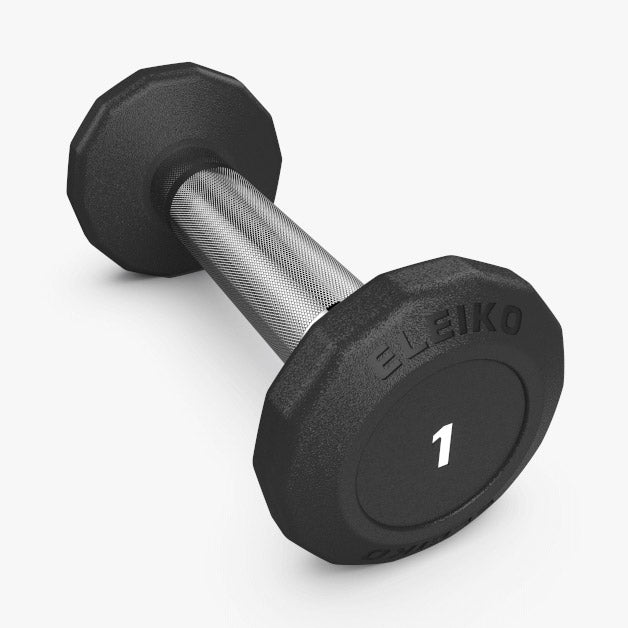 Eleiko Fixed Evo Dumbbell - 1 kg-Hex Dumbbells-Pro Sports