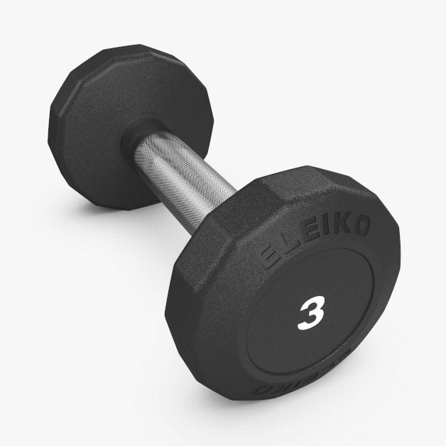 Eleiko Fixed Evo Dumbbell - 3 kg-Hex Dumbbells-Pro Sports