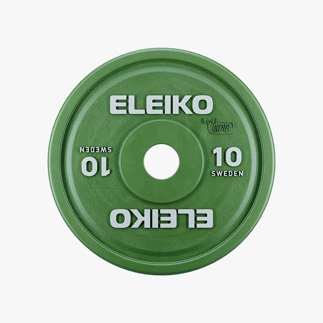 Eleiko IPF Powerlifting Competition Plate - 10 kg-Weight Plates-Pro Sports