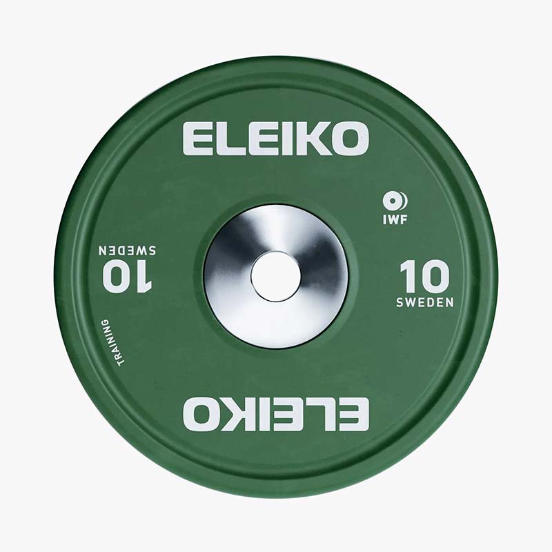 Eleiko IWF Weightlifting Training Plate - 10 kg-Weight Plates-Pro Sports