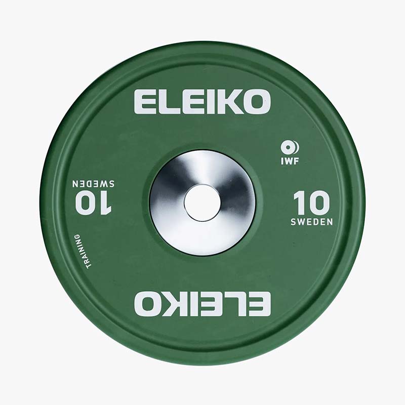 Eleiko IWF Weightlifting Training Plate - 10 kg-Weight Plates-Pro Sports