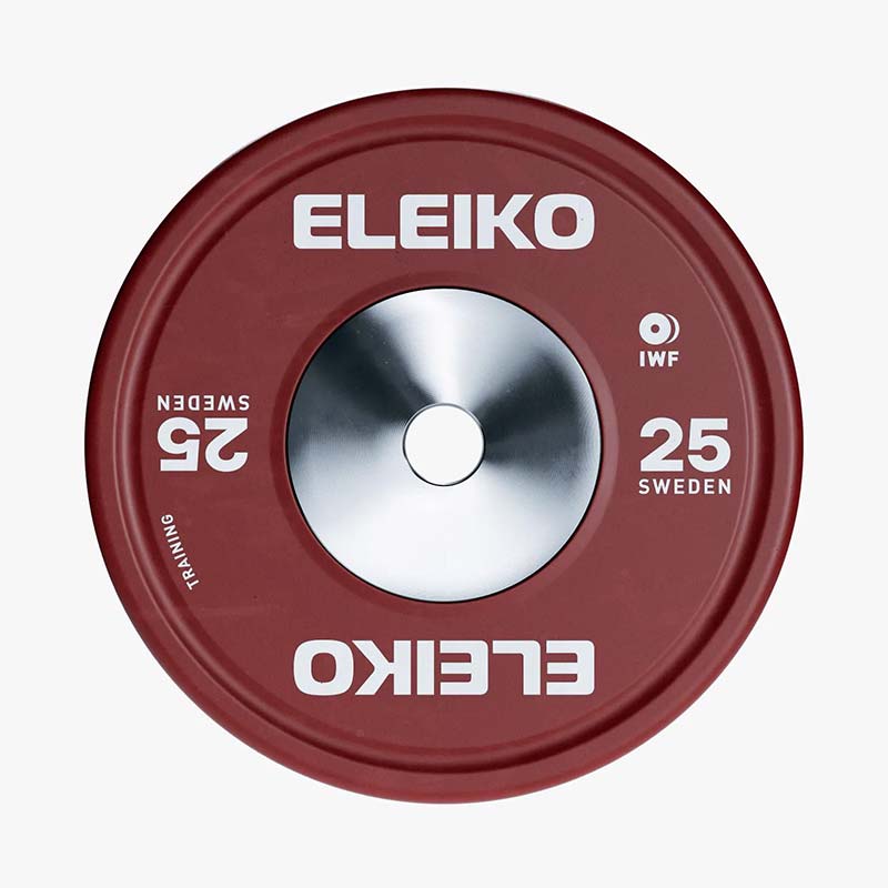 Eleiko IWF Weightlifting Training Plate - 25 kg-Weight Plates-Pro Sports