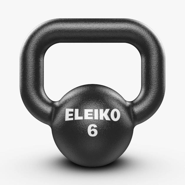 Eleiko Kettlebell - 6 kg-Cast Iron Kettlebell-Pro Sports