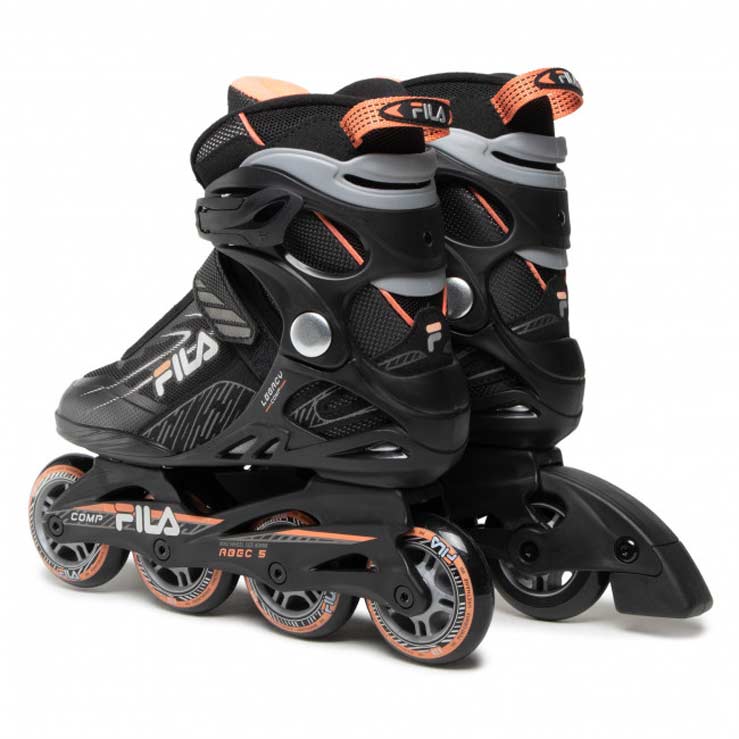 Fila Skates Inline Skates Legacy Comp Lady - Black/Salmon-Inline Skates-Pro Sports