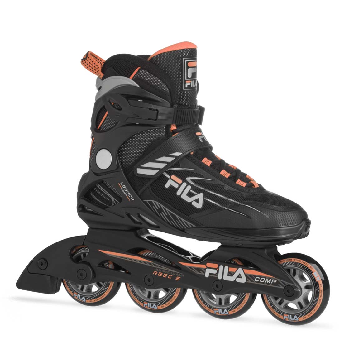 Fila Skates Inline Skates Legacy Comp Lady - Black/Salmon-Inline Skates-Pro Sports