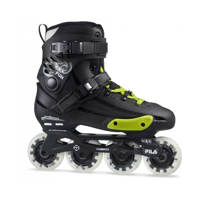 Fila Skates Inline Skates NRK Fun - Black/Yellow/Magenta-Inline Skates-Pro Sports