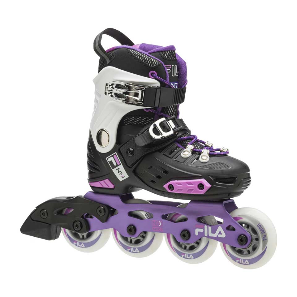 Fila Skates Inline Skates NRK Junior Girl - Black/Violet/Pink-Inline Skates-Pro Sports