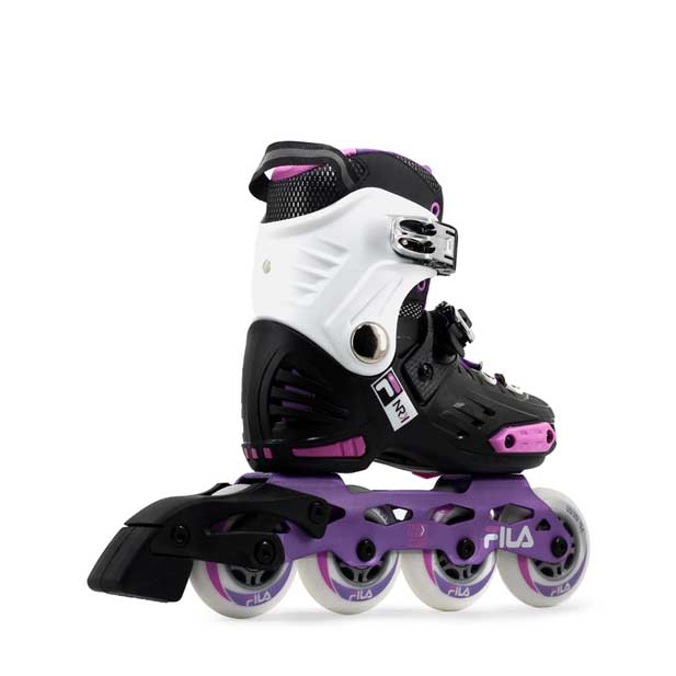 Fila Skates Inline Skates NRK Junior Girl - Black/Violet/Pink-Inline Skates-Pro Sports
