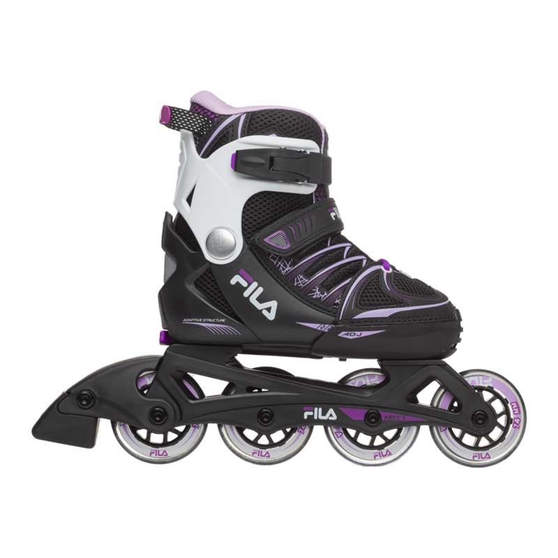 Fila Skates Inline Skates X-One Junior Girl - Black/Pink/Magenta-Inline Skates-Pro Sports