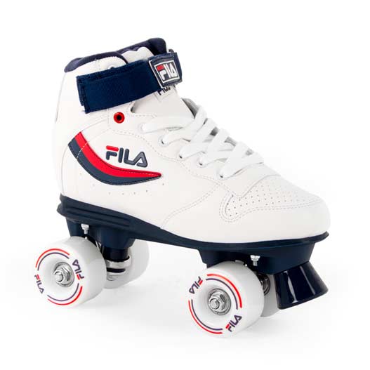 Fila Skates Roller Skates Ace - White/Blue/Red-Roller Skates-Pro Sports