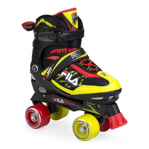 Fila Skates Roller Skates Joy Junior - Black/Red/Lime-Roller Skates-Pro Sports