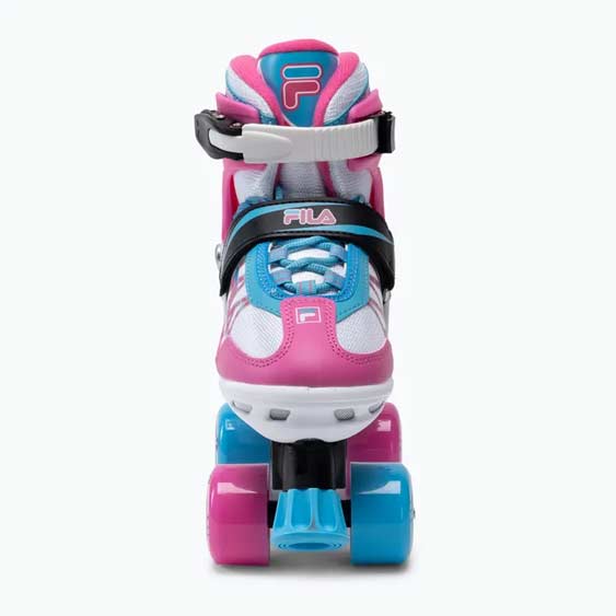 Fila Skates Roller Skates Joy Junior Girl - White/Pink/Light Blue-Roller Skates-Pro Sports