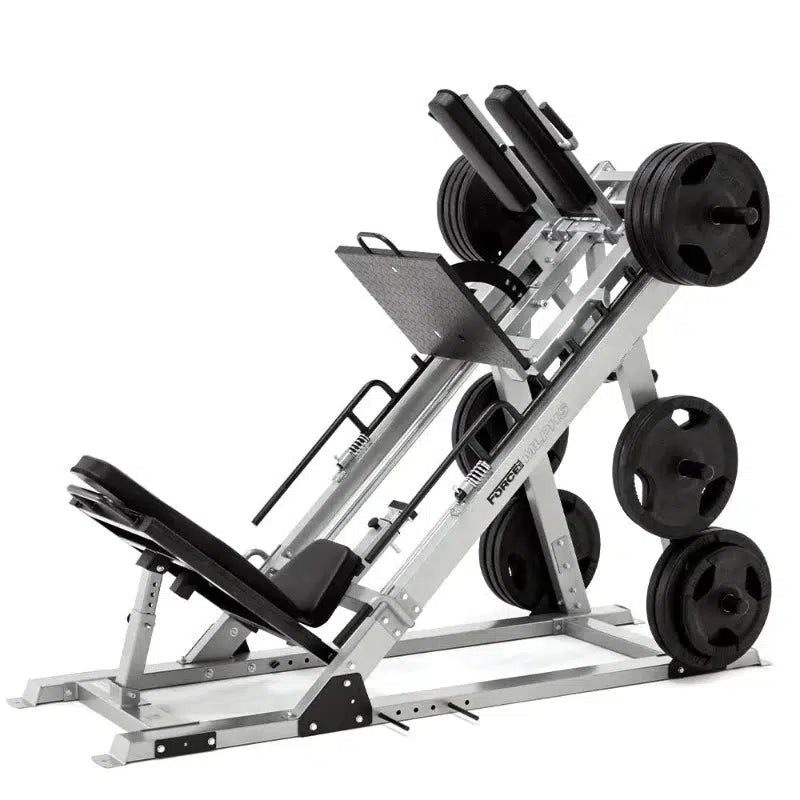 Leg press hack squat combo machine hotsell