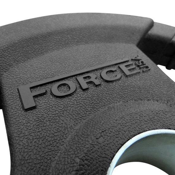 Force USA Rubber Coated Olympic Weight Plate - 10 kg Pair-Tri Grip Plates-Pro Sports