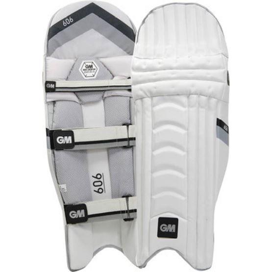 GM Batting Pads 606 - White-Batting Pads-Pro Sports