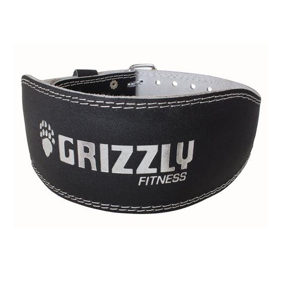 Grizzly 6 inch Enforcer Padded Genuine Leather Pro Weight Belt-Lifting Belt-Pro Sports