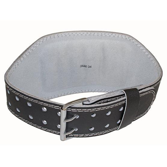 Grizzly 6 inch Pacesetter Padded Genuine Leather Pro Weight Belt-Lifting Belt-Pro Sports