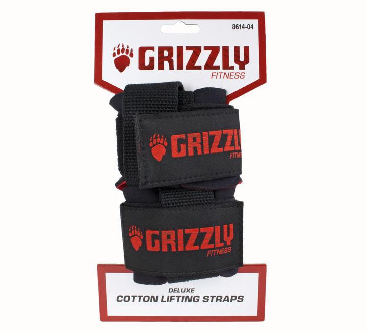 Grizzly Fitness Deluxe Weight Lifting Straps with Wrist Wraps-Lifting Strap-Pro Sports