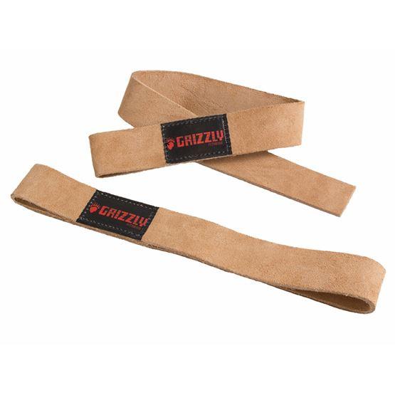 Grizzly Fitness Genuine Leather Weight Lifting Wrist Straps-Lifting Strap-Pro Sports