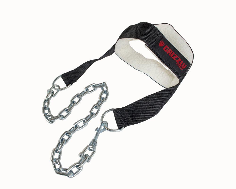 Grizzly Fitness Premium Nylon Weight Training Head Harness-Lifting Belt-Pro Sports