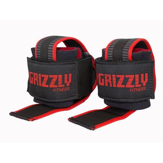 Grizzly Fitness Super Grip Deluxe Pro Weight Lifting Straps with Wrist Wraps-Lifting Strap-Pro Sports