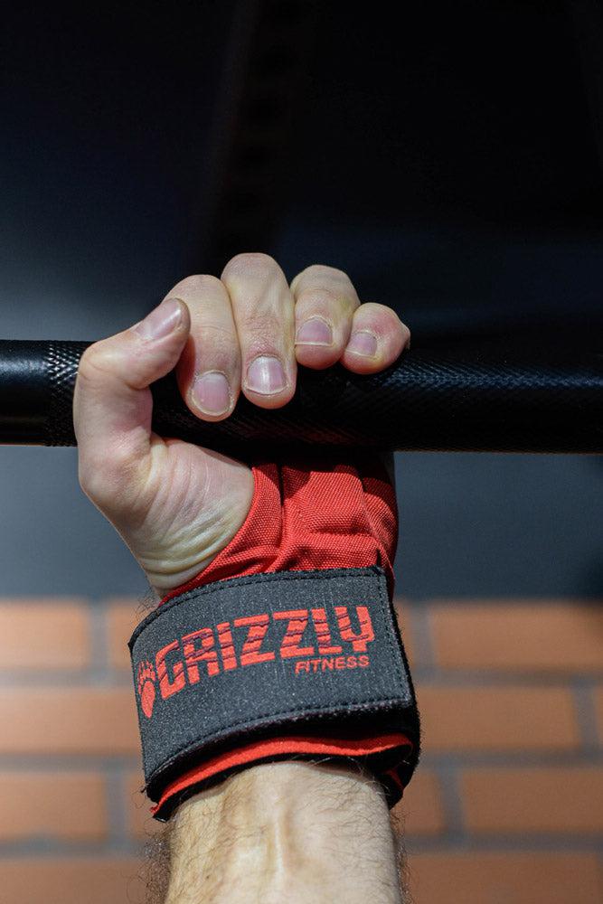Grizzly Fitness Unisex - Adult Power Claw Lifting Hooks-Lifting Strap-Pro Sports