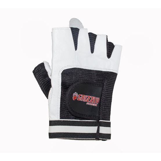 Grizzly Paw Leather Padded Gloves for Men - White-Men's Gloves-Pro Sports