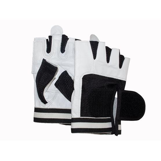 Grizzly Paw Leather Padded Gloves for Men - White-Men's Gloves-Pro Sports