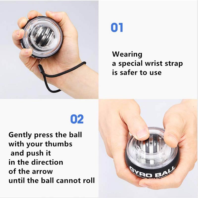 Gyro Ball Wrist Exerciser-Gyro Ball-Pro Sports