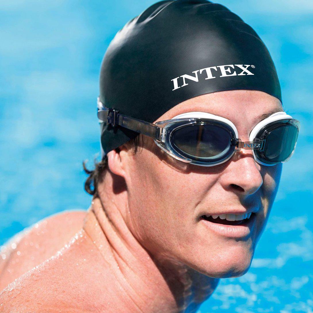 Intex Silicone Swim Cap 8 years+-Swimming Cap-Pro Sports