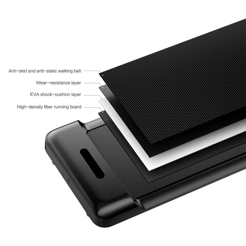 King Smith Walking Pad Foldable Treadmill C2 - Black-Treadmill-Pro Sports