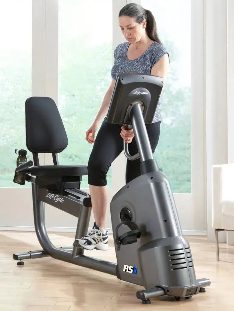Life Fitness RS1 Recumbent Bike Go Console
