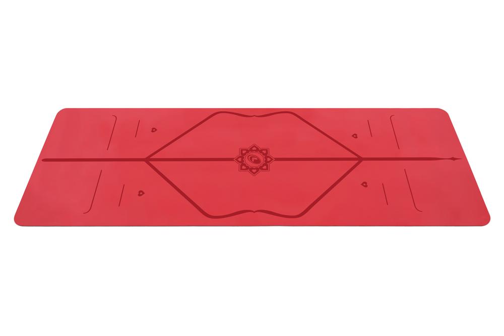 Liforme Love Yoga Mat with Carry Bag - Red-Exercise Mat-Pro Sports